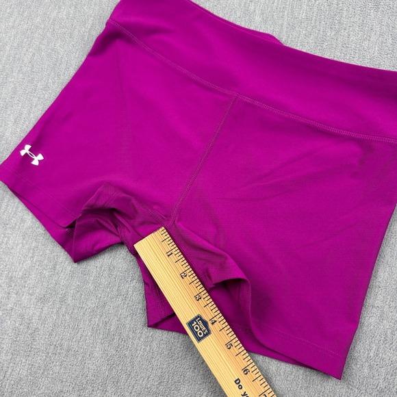 Under Armour Shorts Womens Medium Purple HeatGear Compression Training‎ Tights - Picture 7 of 9